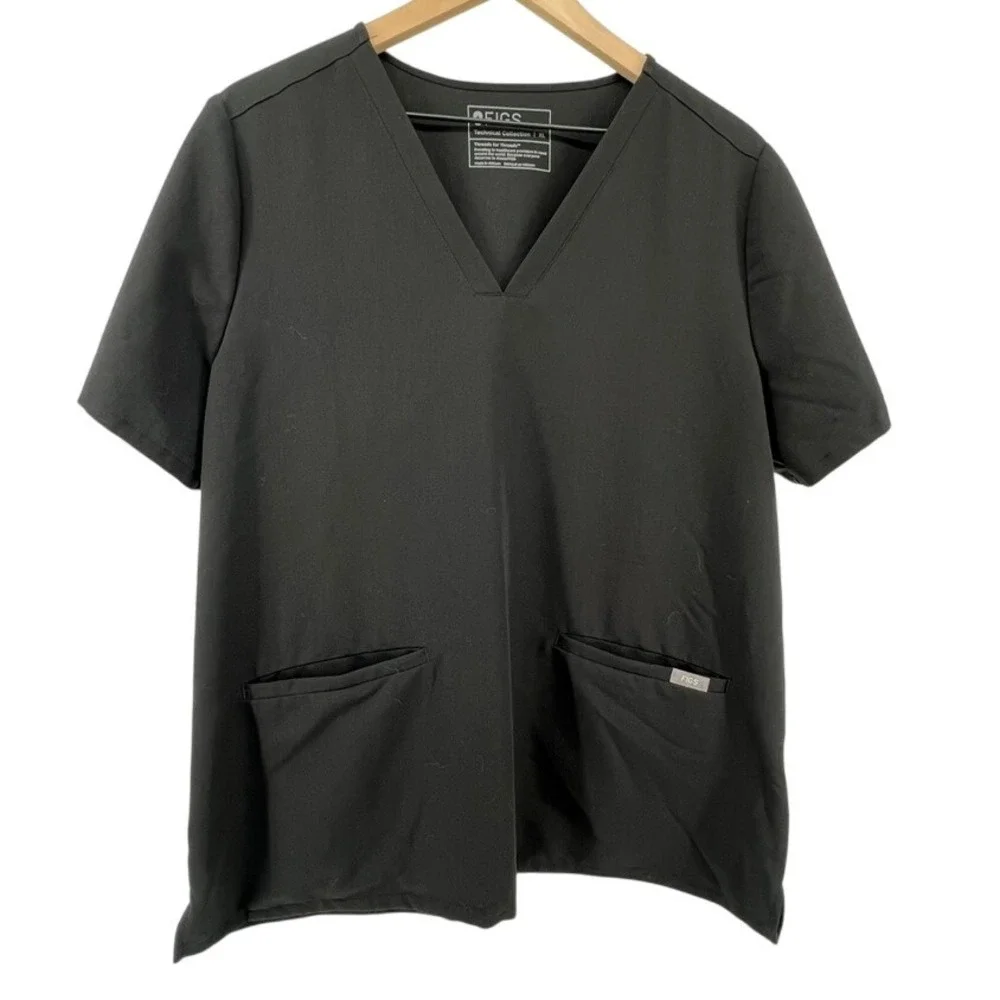 Figs Black Short Sleeve Women's Tee - Picture 1 of 6